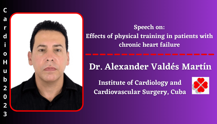 Dr. Alexander Valdés Martín | Speaker | Cardio Hub 2023